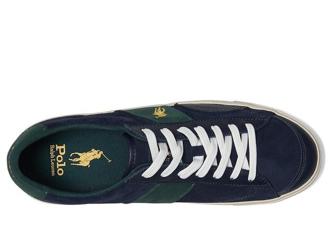 Polo Ralph Lauren Suede Leather-Sayer Sport-Sneakers-Low Top Lace Forest) Men's Shoes Product Image