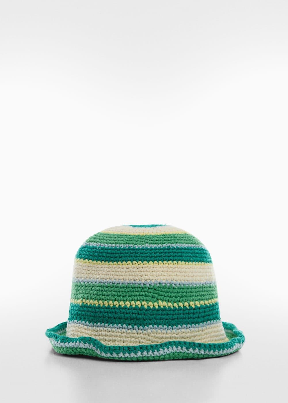 MANGO - Crochet bucket hat - One size - Women Product Image