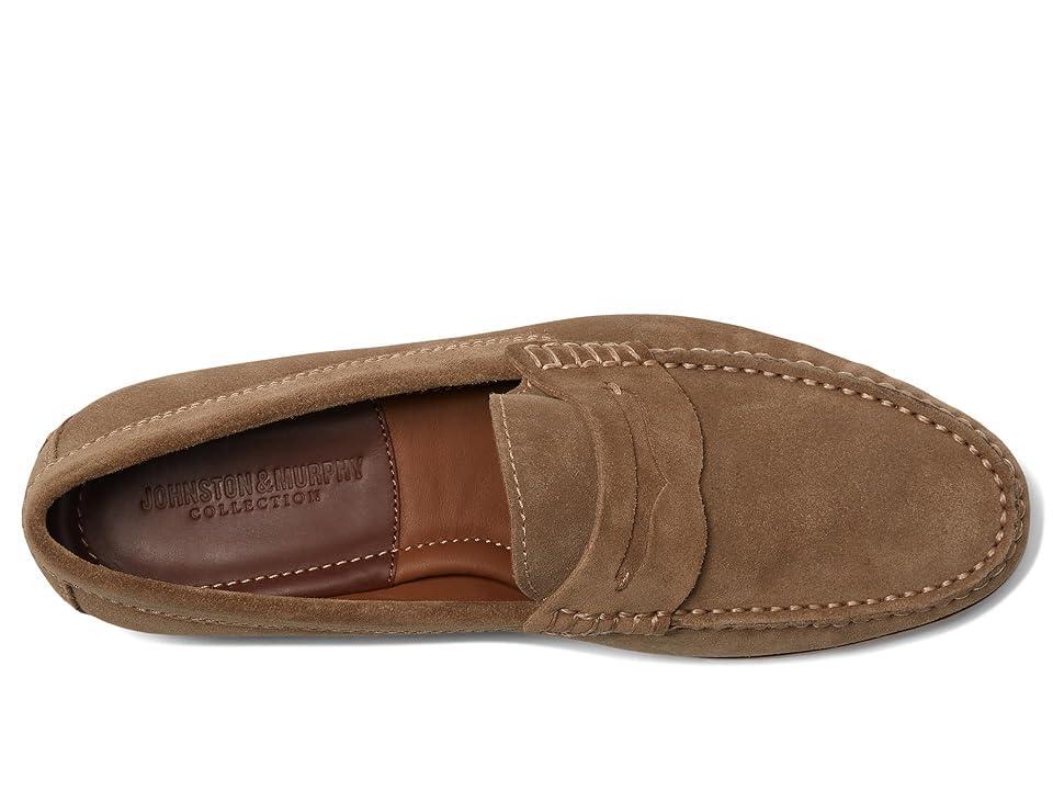 Johnston  Murphy Collection Mens Baldwin Suede Penny Loafers Product Image