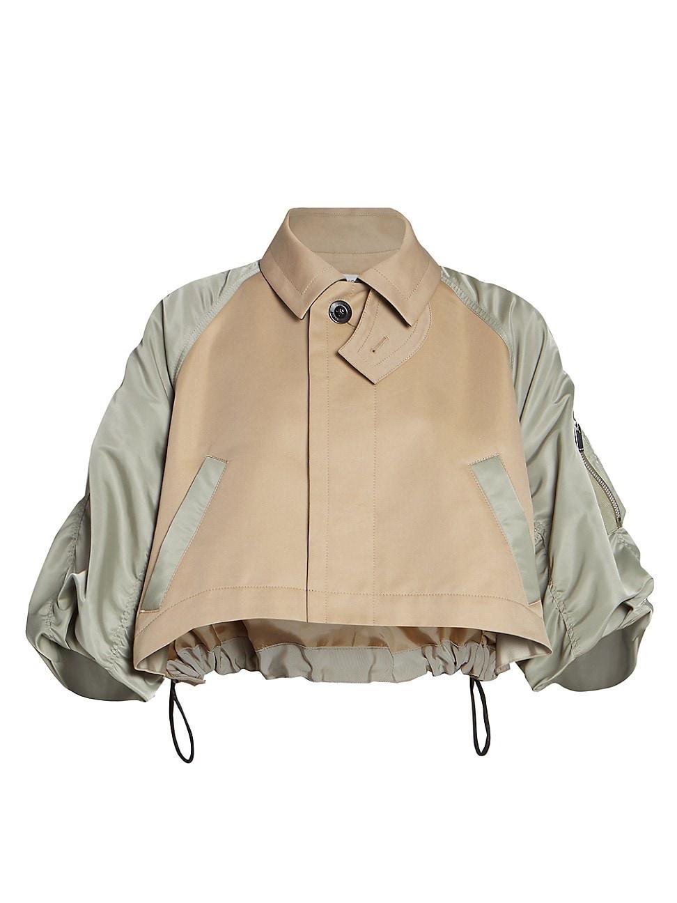 Womens Cotton Gabardine X Nylon Twill Jacket product image