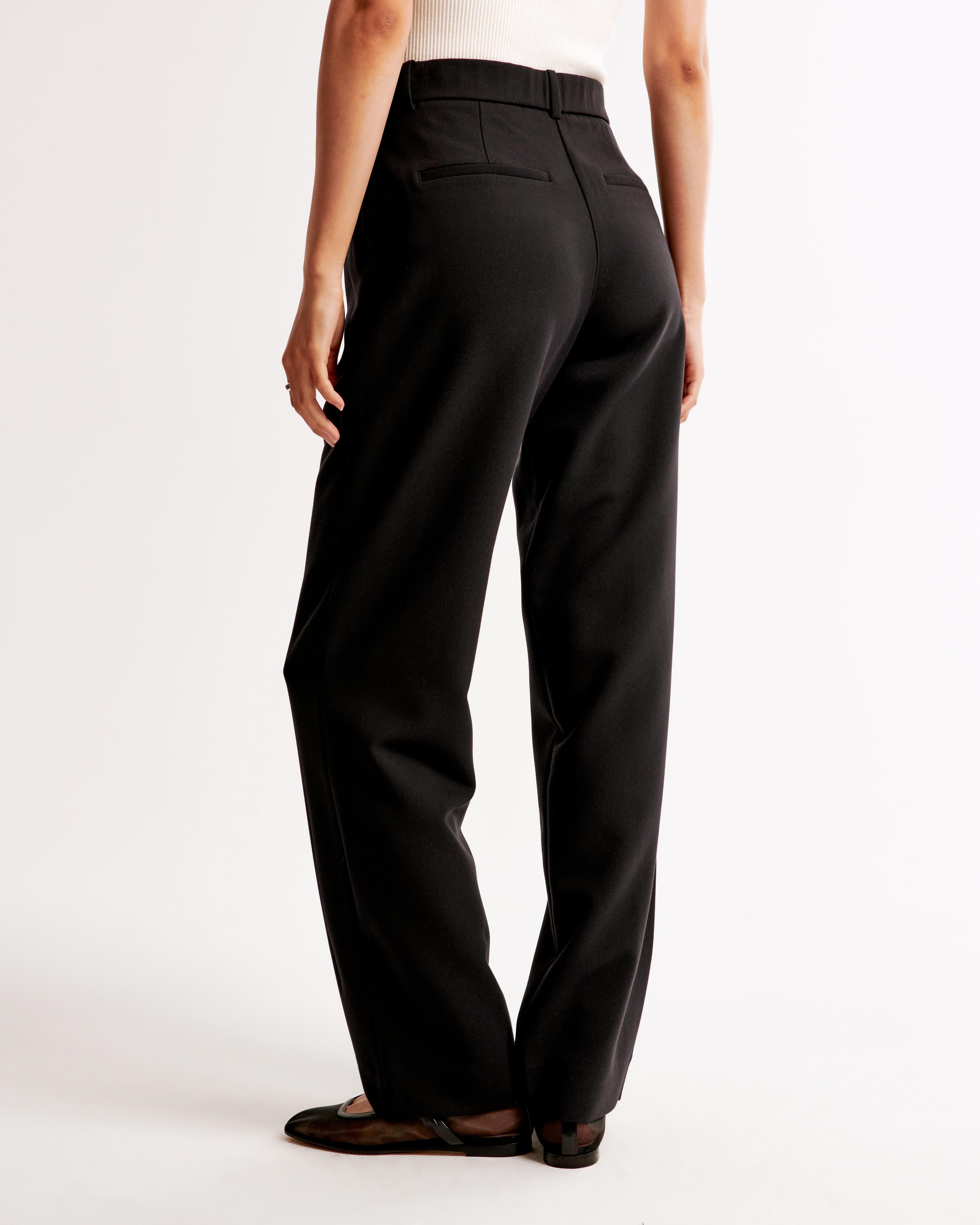 A&F Quinn Tailored Straight Pant Product Image