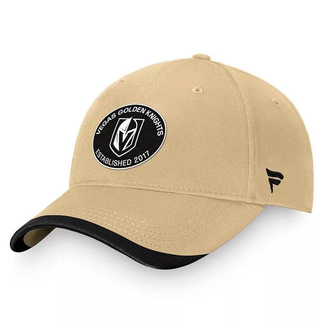 Mens Fanatics Branded Gold Vegas Golden Knights Fundamental Adjustable Hat Product Image