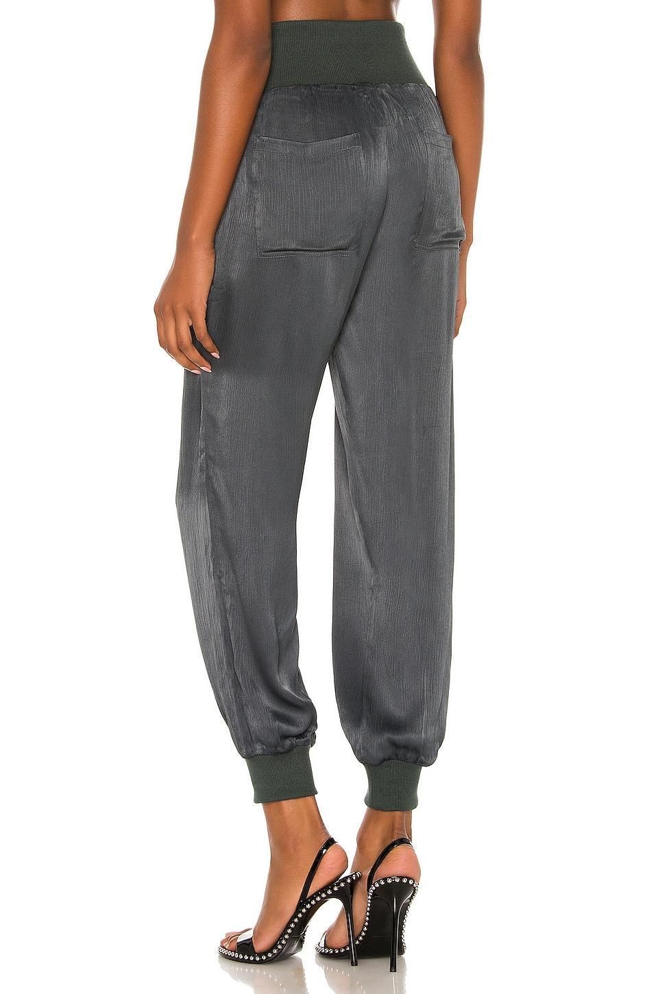 BLACK Sleek Textured Pant Bobi Product Image