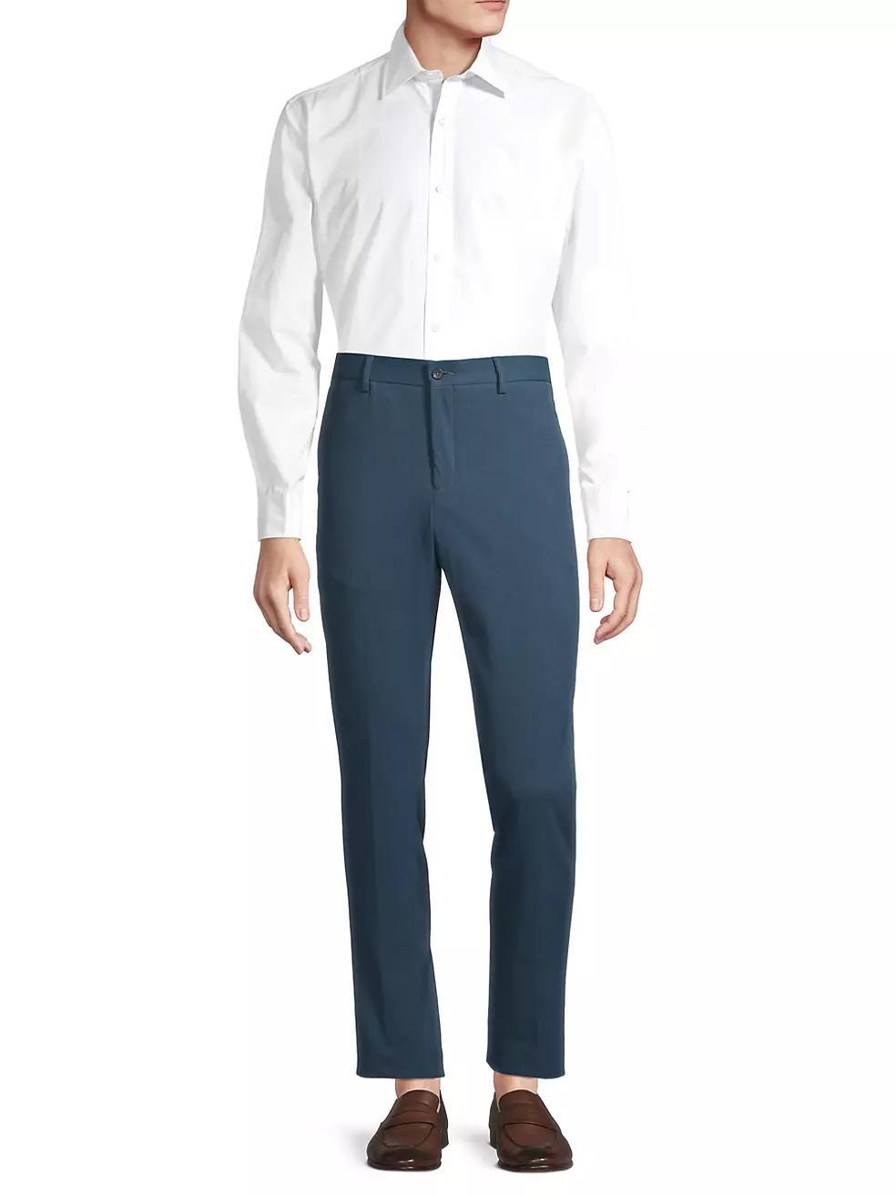 Slim-Fit Tailored Pants Product Image