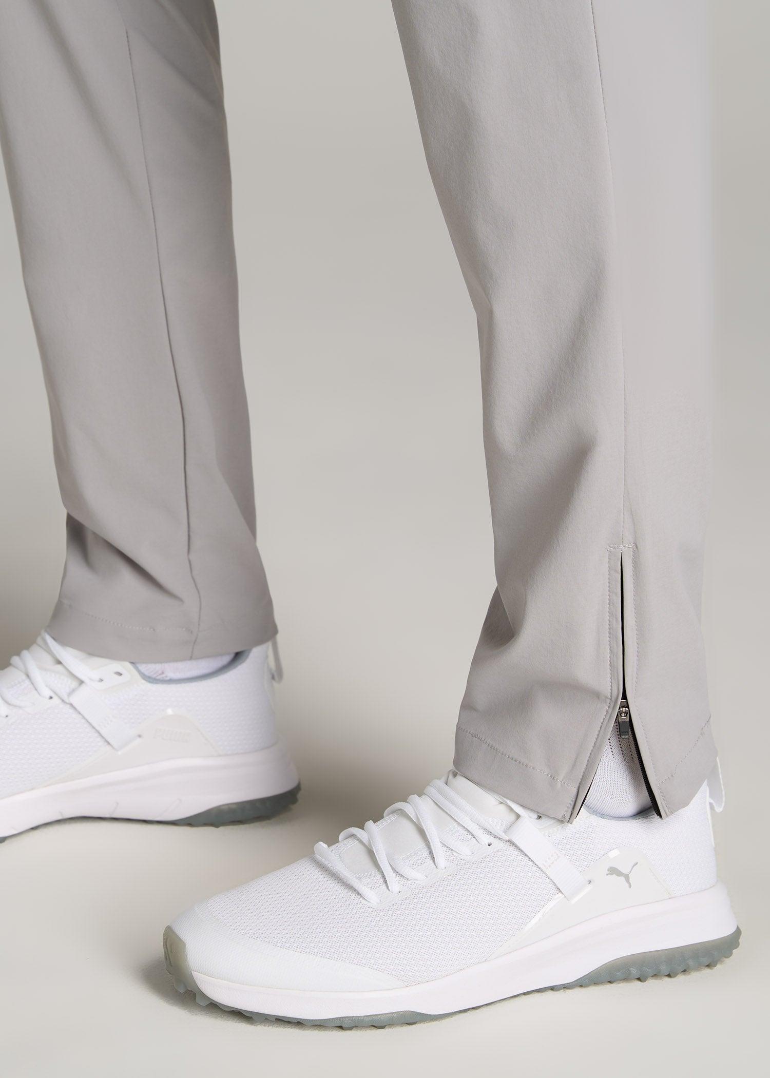 Performance TAPERED-FIT Chino Pants for Tall Men in Light Grey Product Image