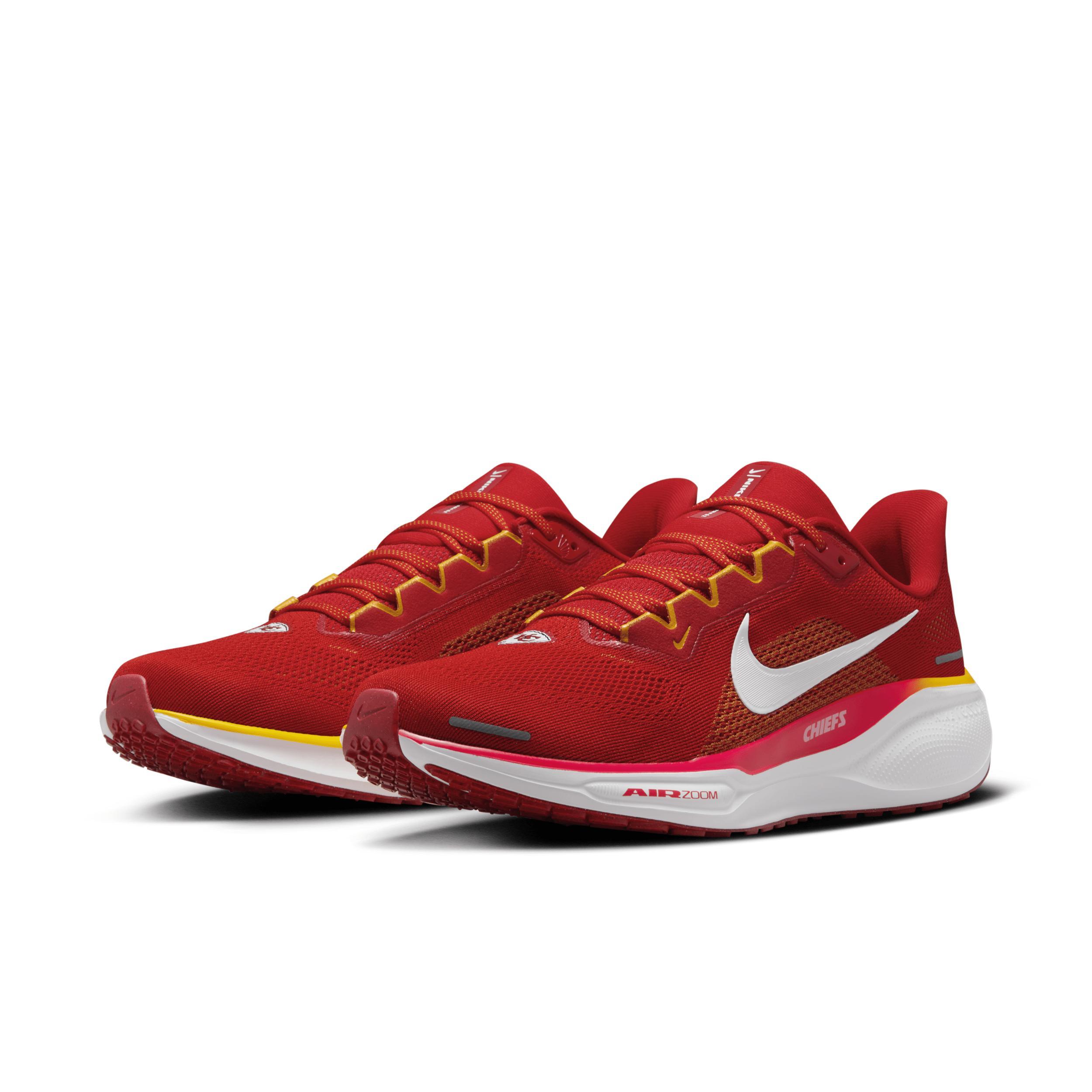 Nike Men's Pegasus 41 NFL Kansas City Chiefs Road Running Shoes Product Image