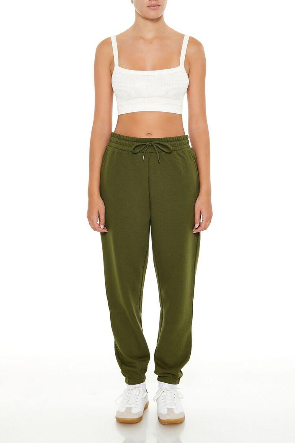 Fleece Drawstring Joggers | Forever 21 product image