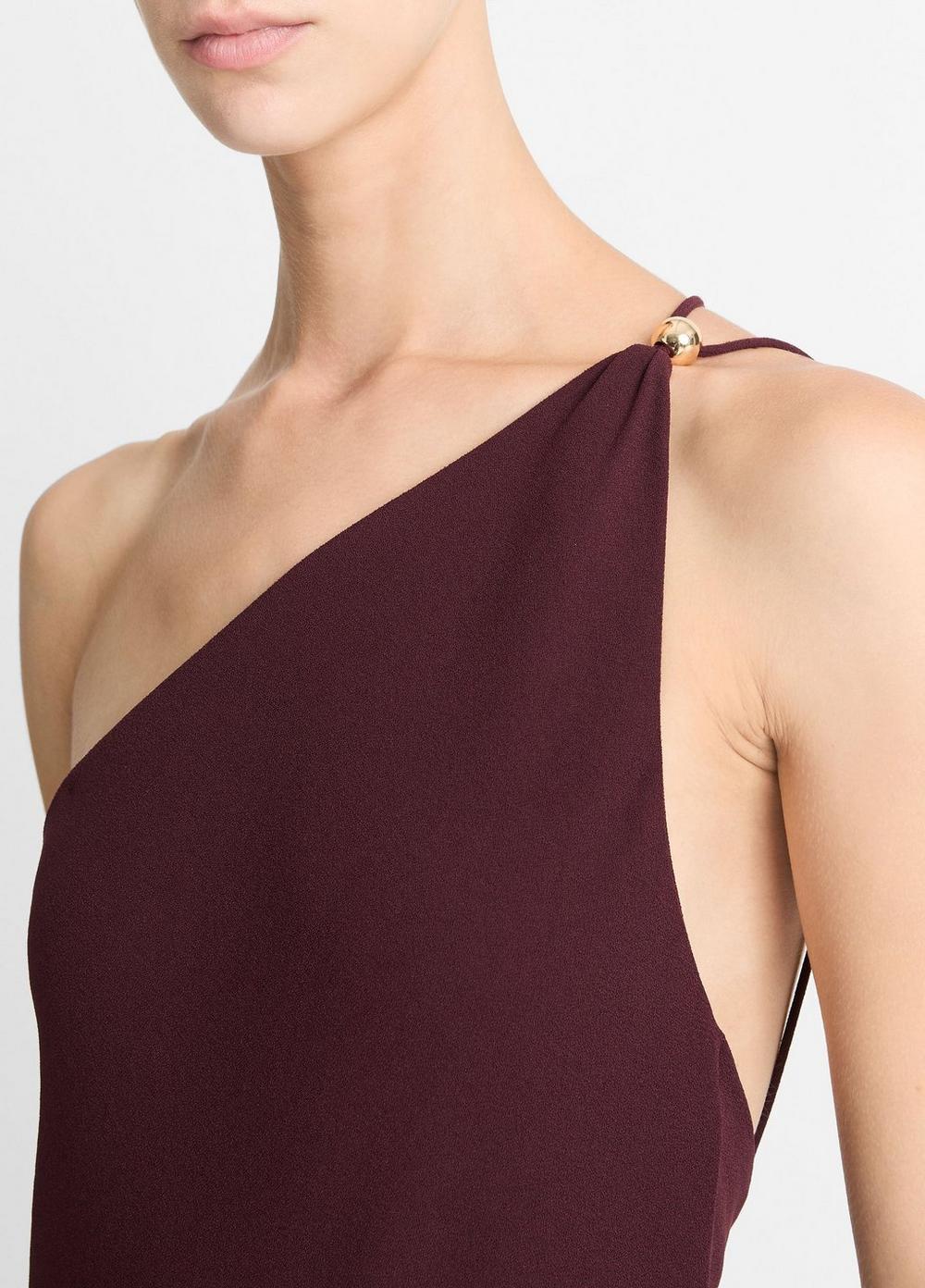 Sphere-Detail One-Shoulder Dress Product Image