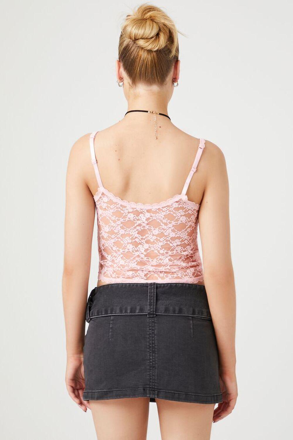 Rosette Lace Cropped Cami | Forever 21 Product Image