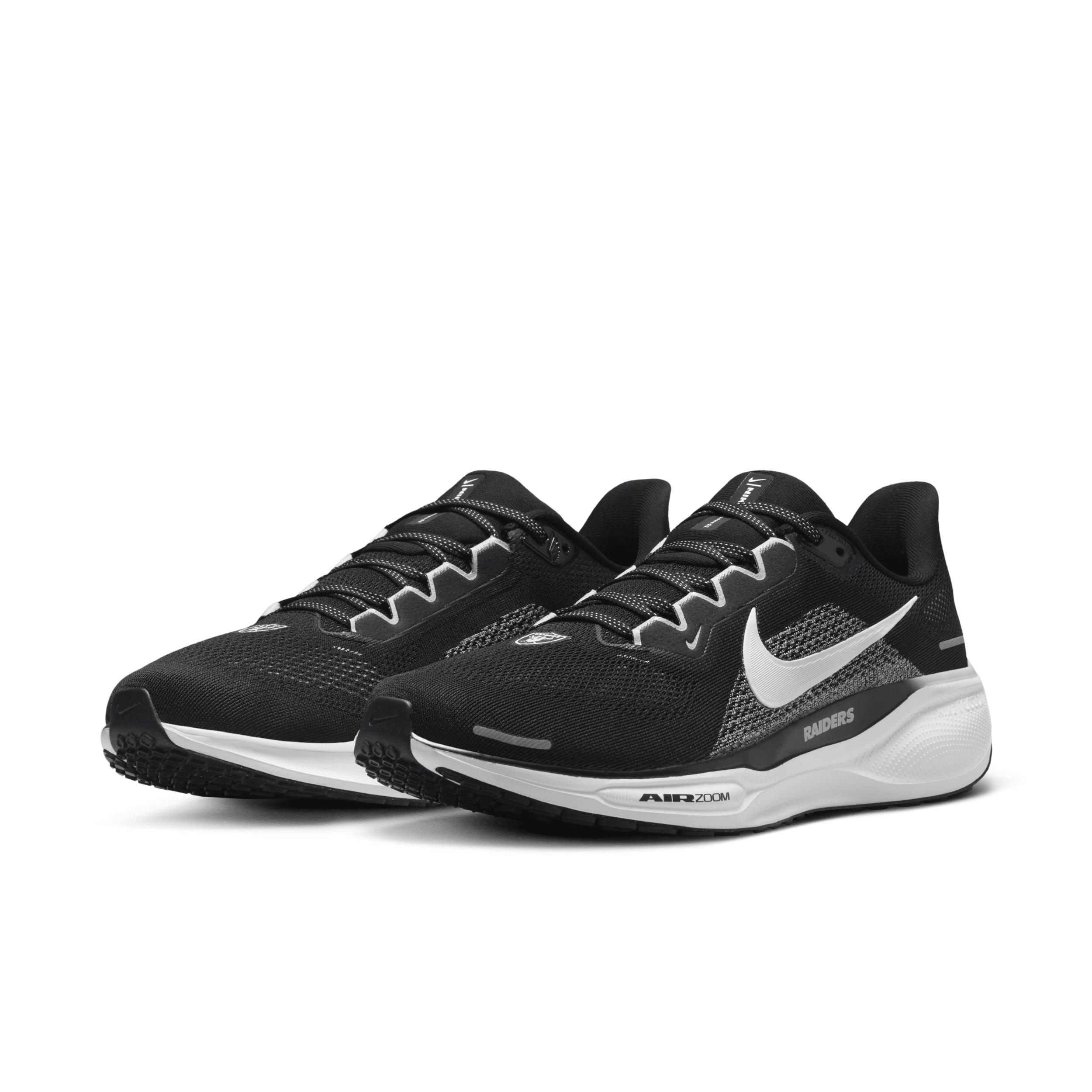 Nike Mens Pegasus 41 NFL Las Vegas Raiders Road Running Shoes Product Image