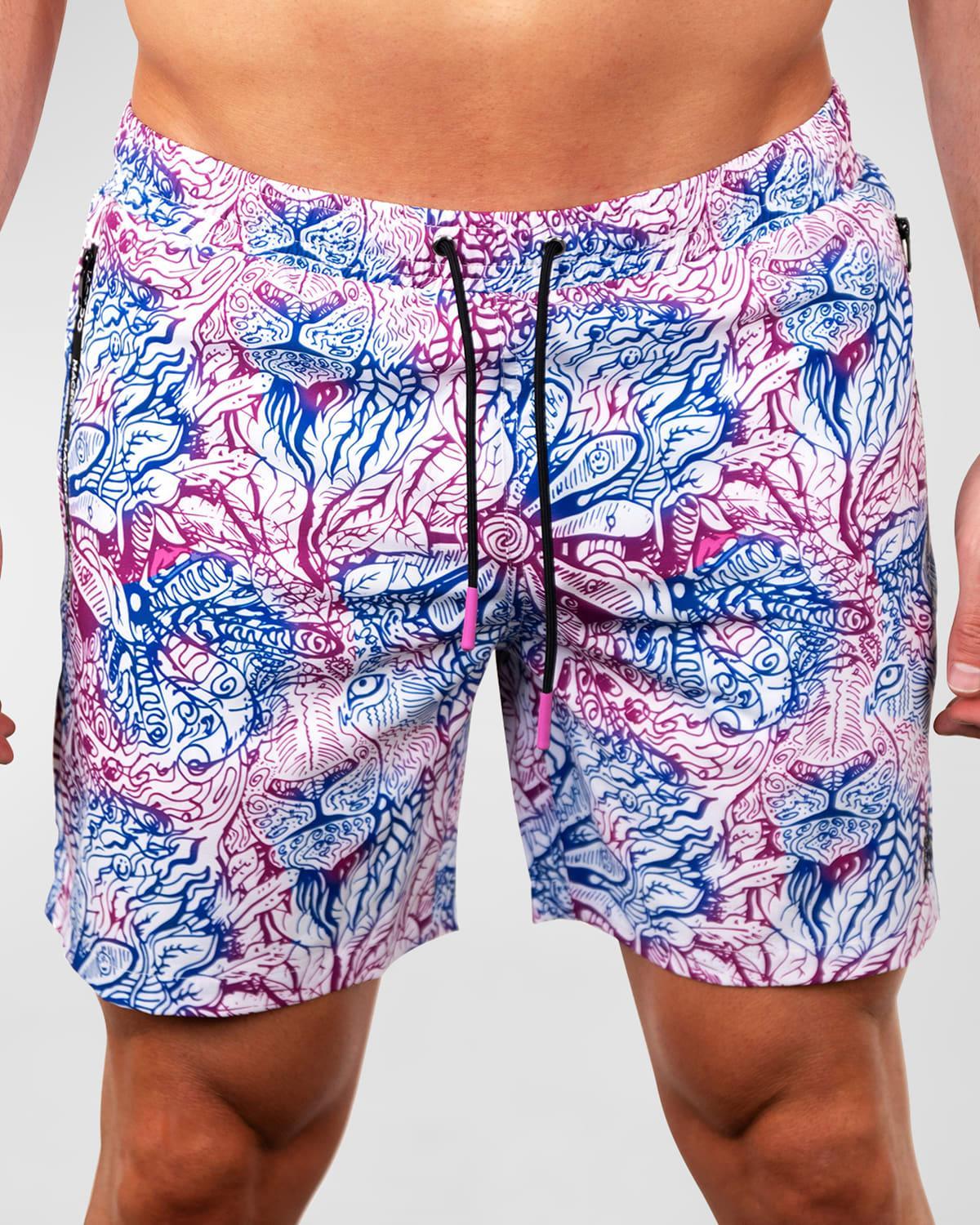 Mens Lion Swim Shorts Product Image