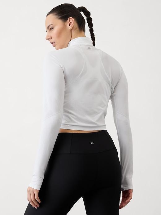 Momentum Seamless Crop Half Zip Product Image