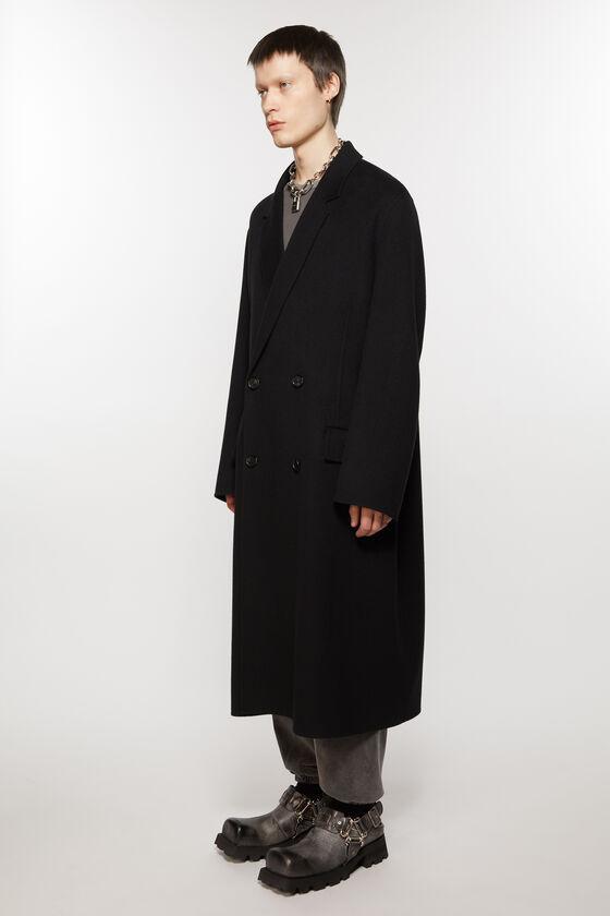 Double-breasted wool coat Product Image