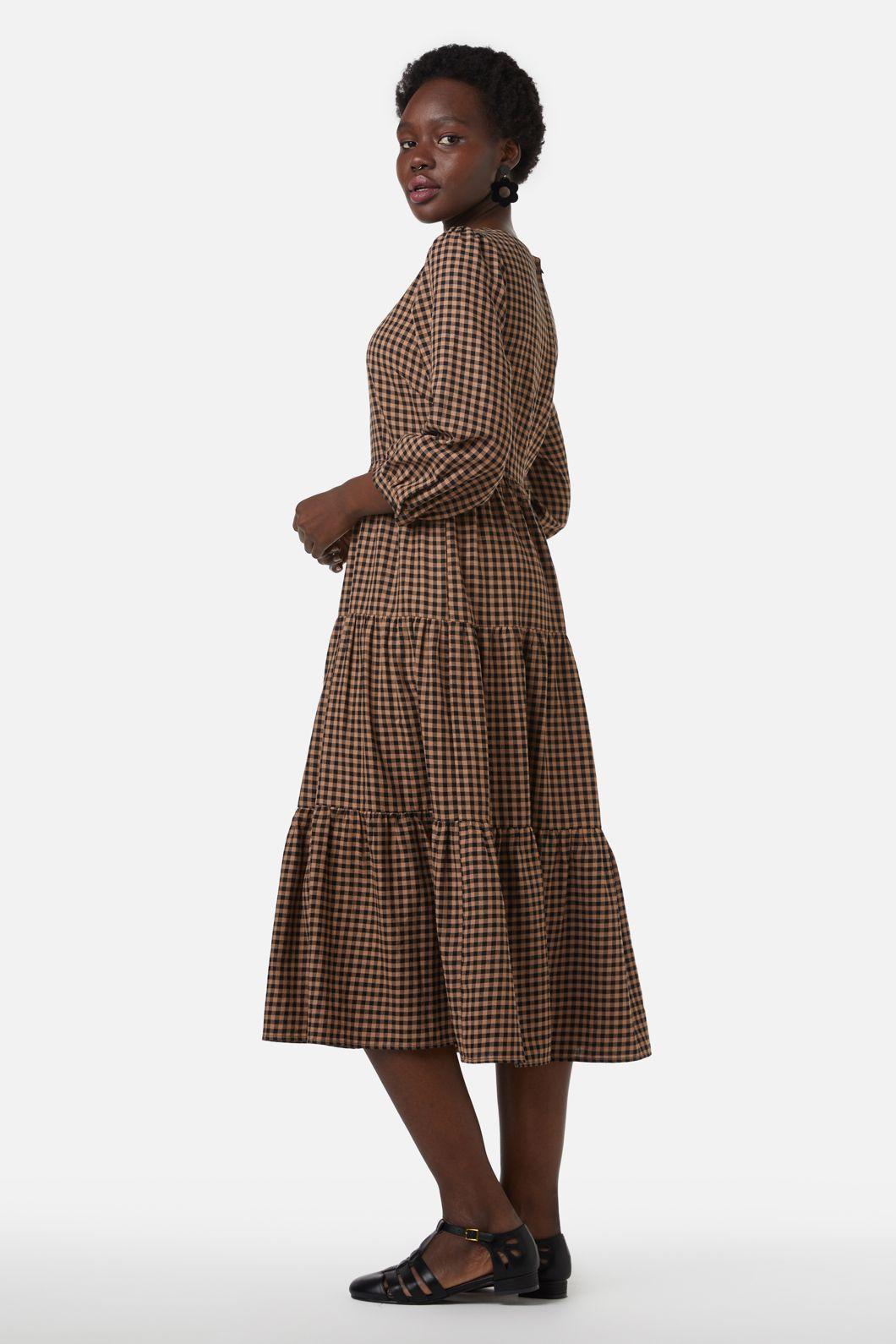 Lola Check Midi Dress Product Image