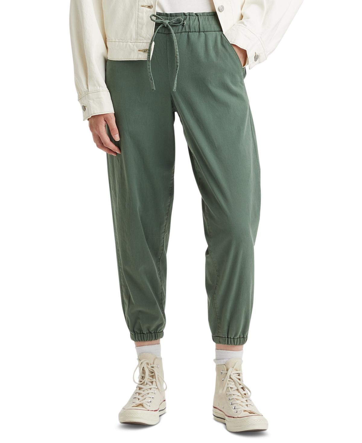 Womens Levis Off-Duty Joggers Green Product Image