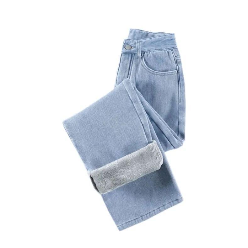 High Rise Washed Wide Leg Jeans product image