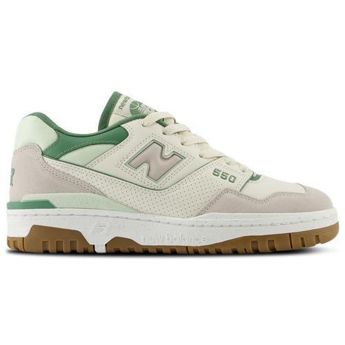 Womens New Balance 550 Athletic Shoe - White / Mint / Green Product Image