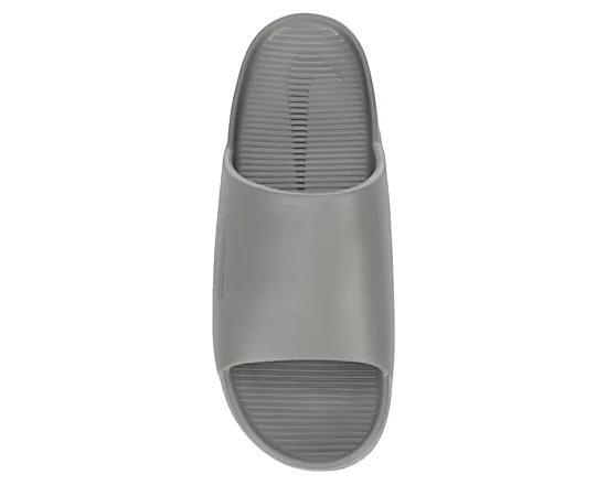 Nike Mens Nike Calm Slides - Mens Shoes Flat Pewter/Flat Pewter Product Image