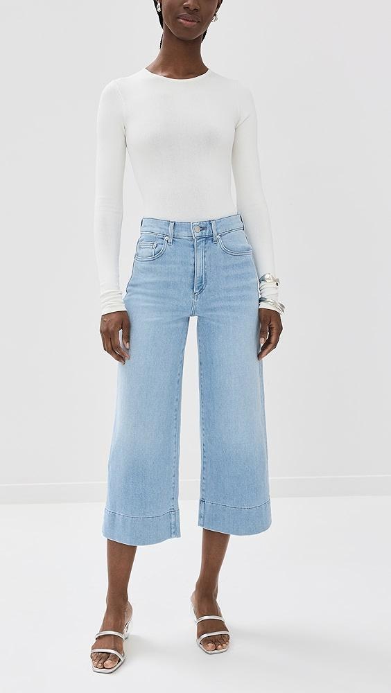 LE JEAN Rosie Crop Wide Leg Jeans | Shopbop Product Image