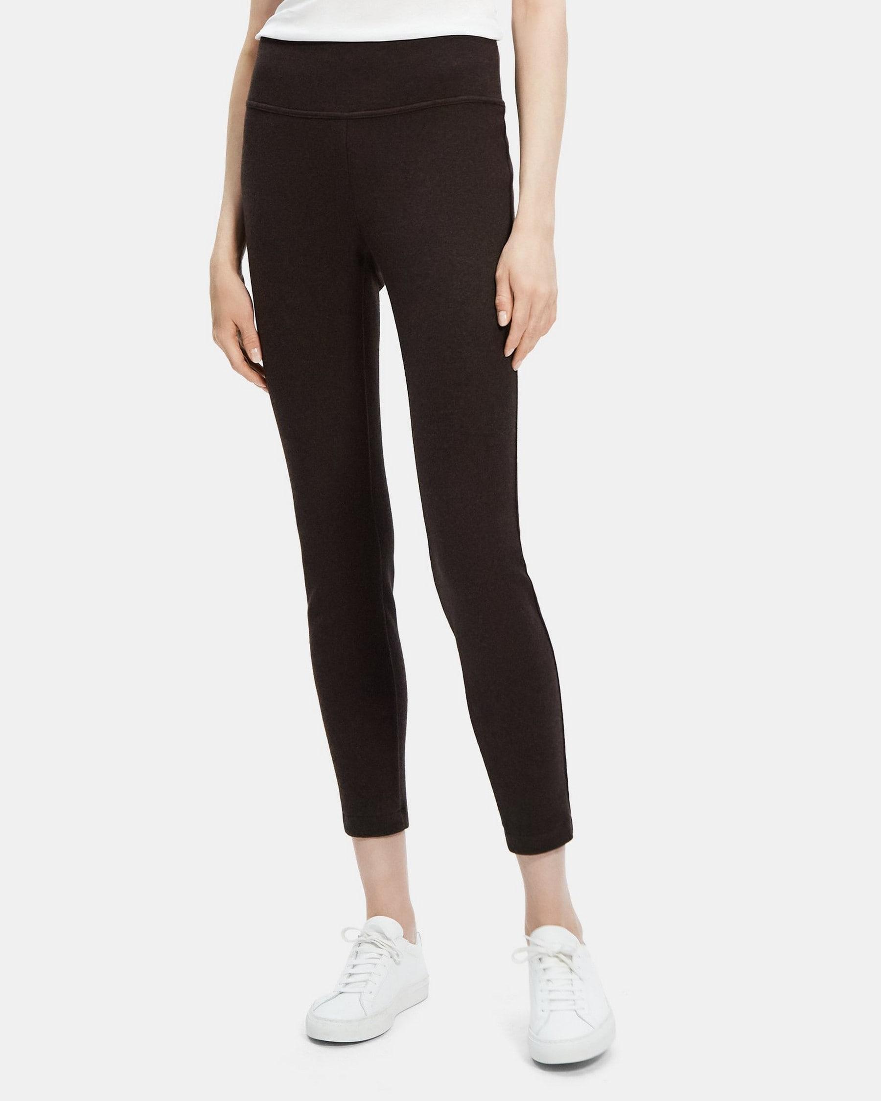 Yoke Legging in Marled Compact Knit Product Image