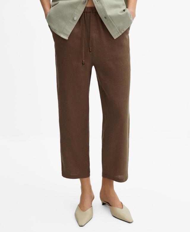 Women's 100% Linen Pants Product Image