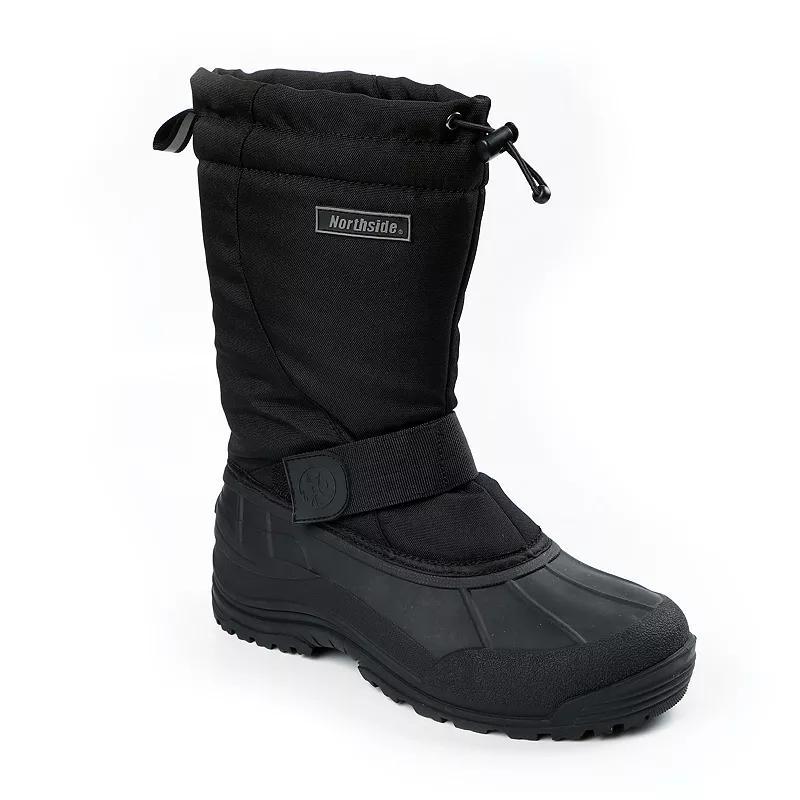 Northside Alberta II Mens Waterproof Winter Boots Black Product Image