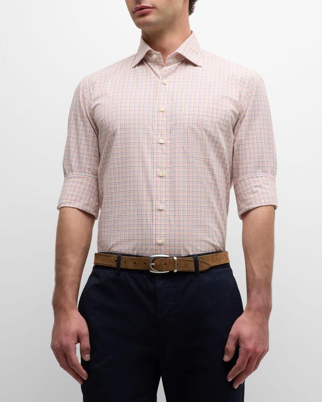 Mens Tattersall Poplin Sport Shirt Product Image