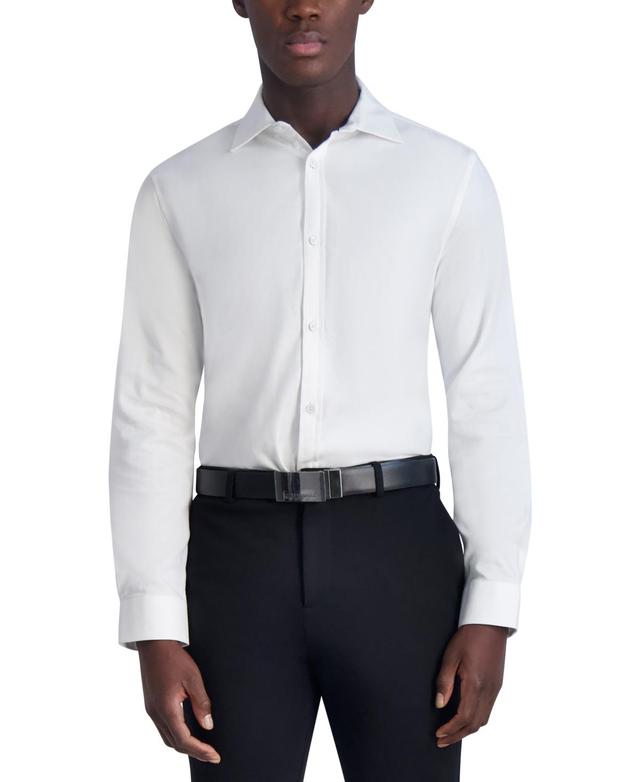 Karl Lagerfeld Paris Mens Slim-Fit Woven Shirt Product Image