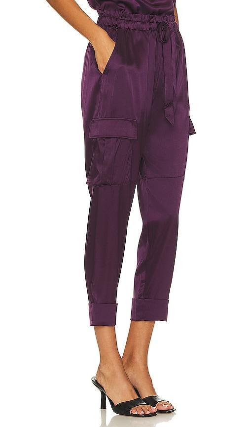 Carmen Cargo Pant Eggplant Product Image