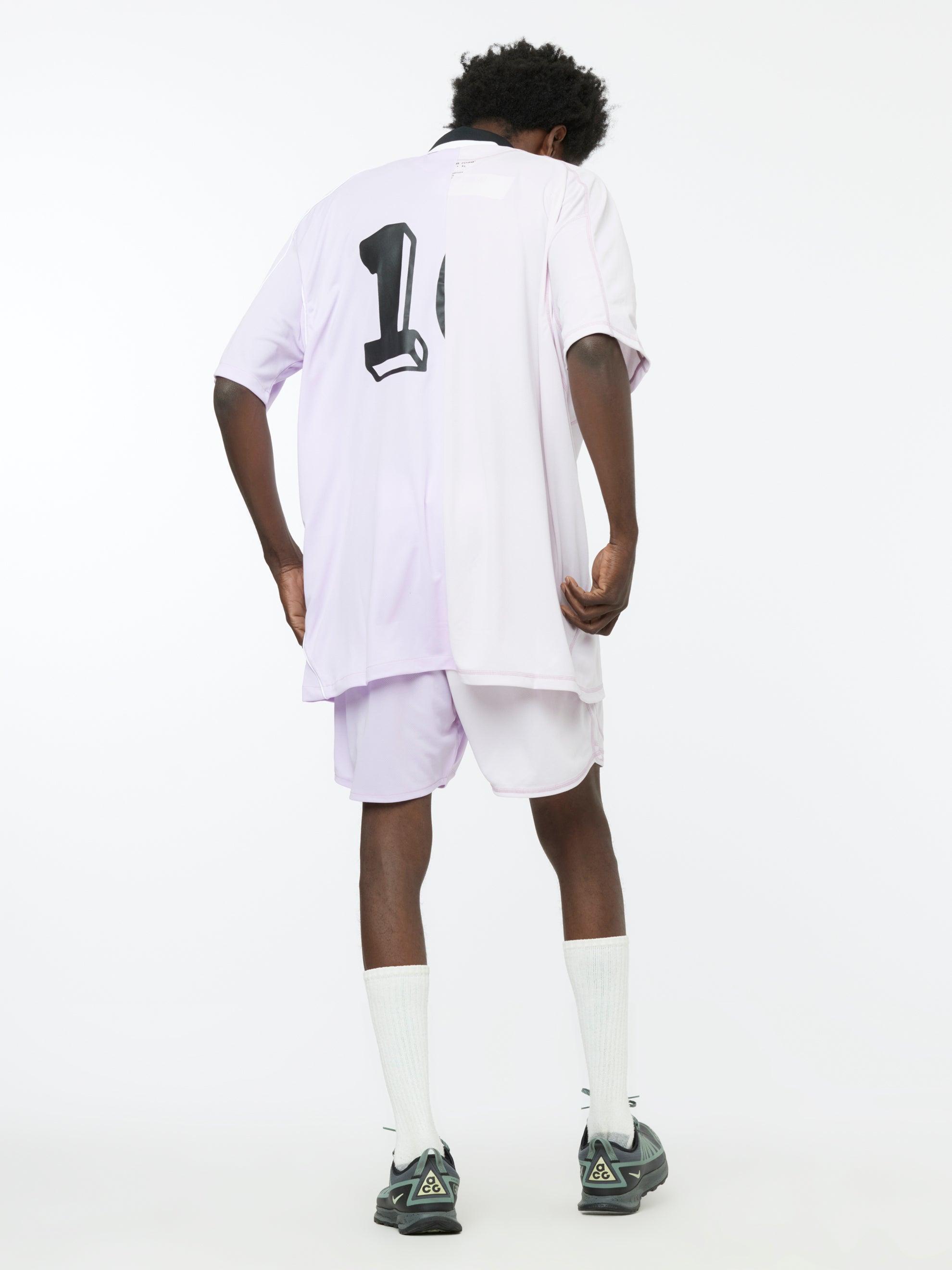 Half & Half Football Shorts (Lilac) Product Image