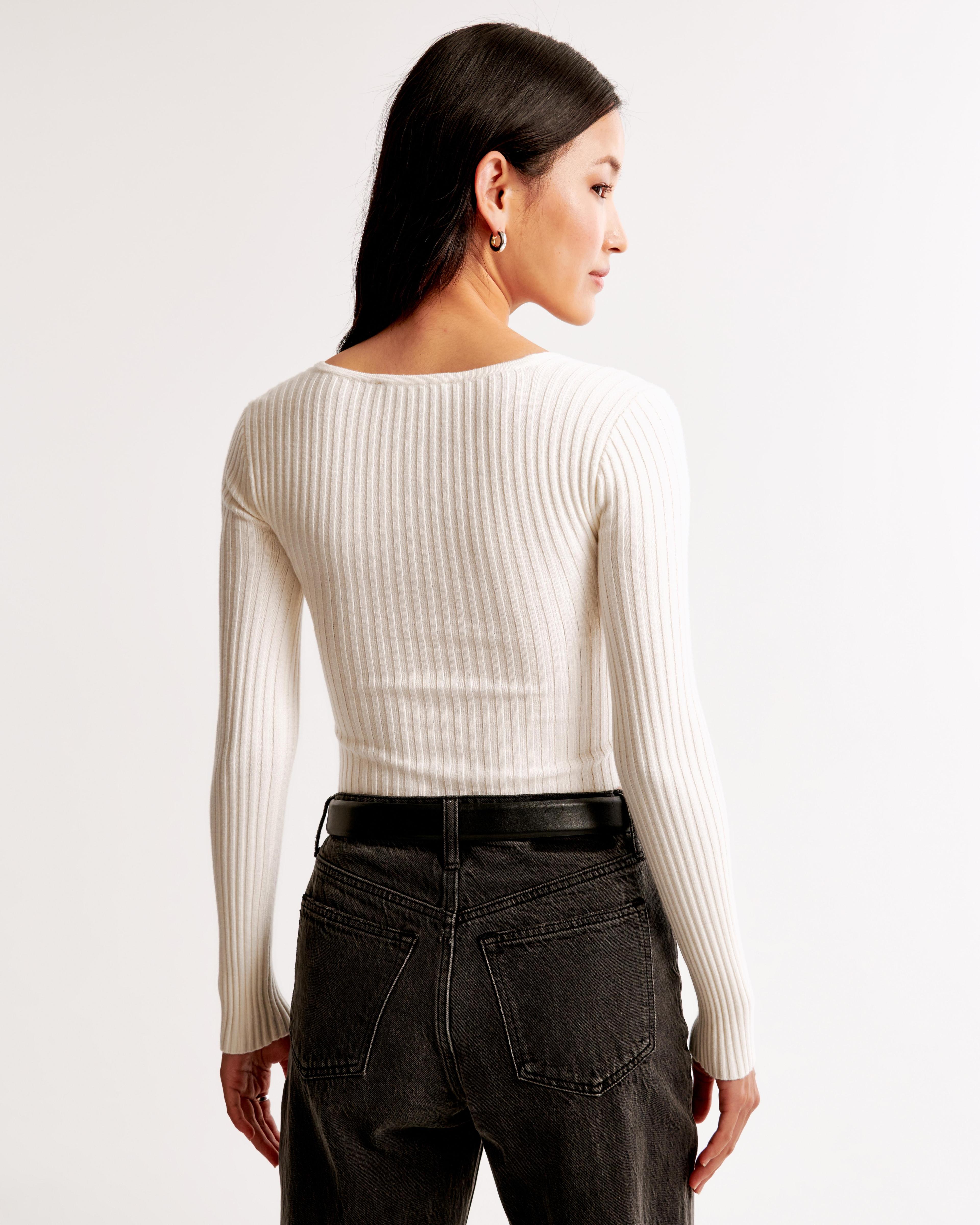 LuxeLoft Slim Wrap Sweater Product Image