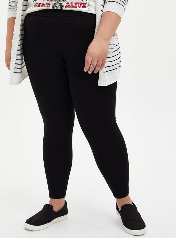 Mid-Rise Full Length Signature Waist Ponte Legging Product Image