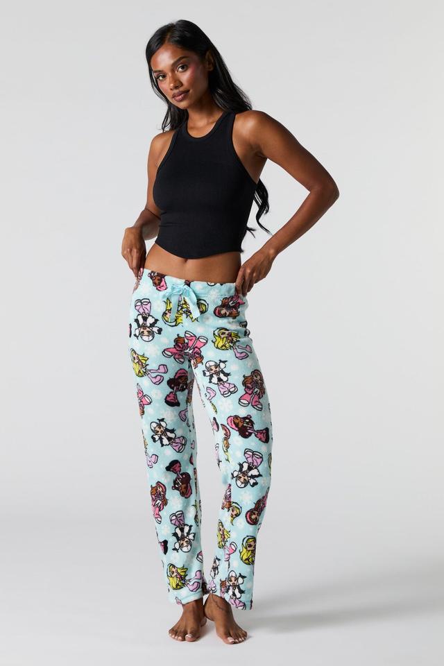 Plush Printed Pajama Pant Female Product Image