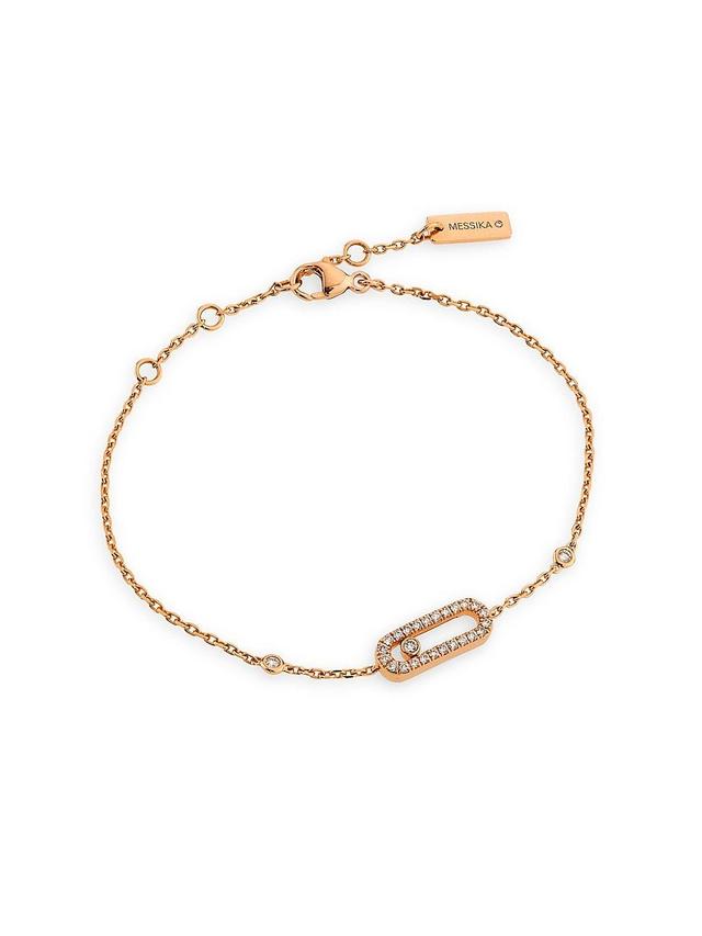 Womens Move Uno 18K Rose Gold & 0.19 TCW Diamond Bracelet Product Image