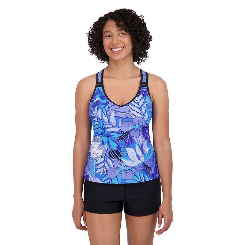 Womens ZeroXposur UPF 30+ Mist O-Ring Action Swim Tankini Product Image