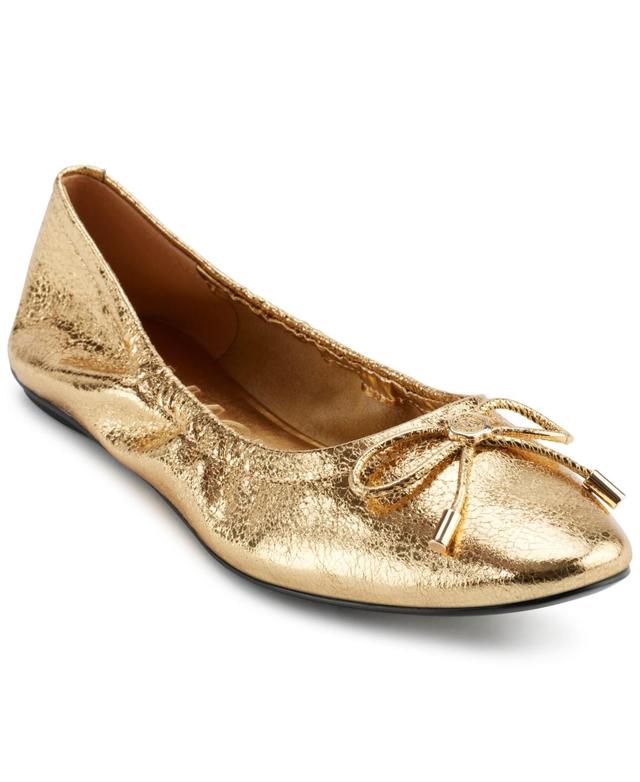 Karl Lagerfeld Paris Womens Velma Almond Toe Ballet Flats Product Image