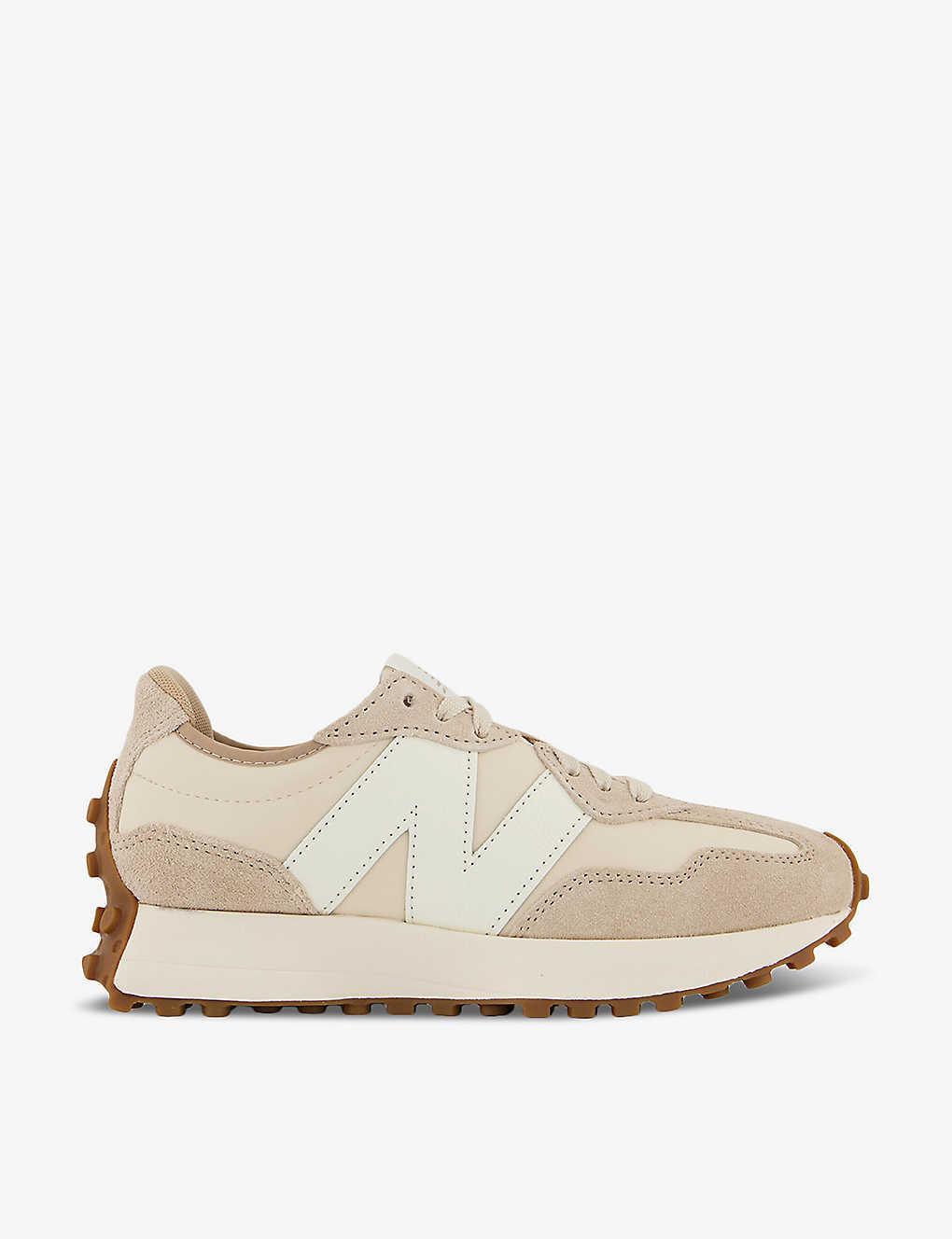 NEW BALANCE 327 Man Sneakers Beige Size 11.5 Textile Fibers In Mindful Grey Taupe Seasa Product Image