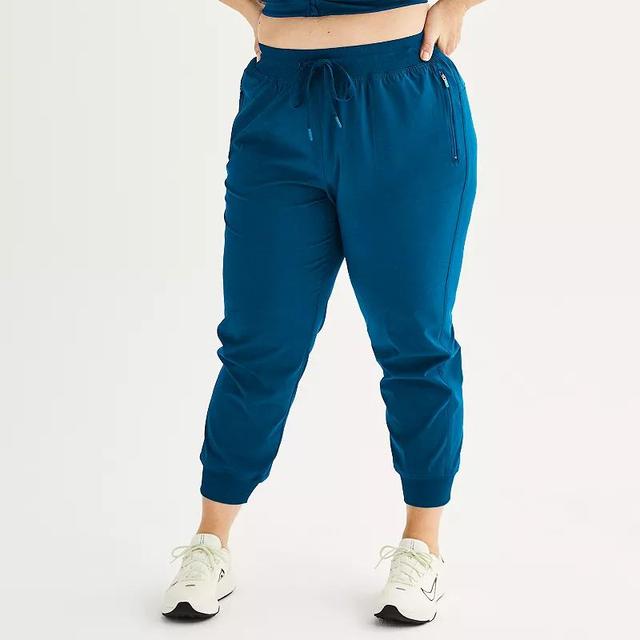 Plus Size Tek Gear Woven Joggers, Womens Product Image