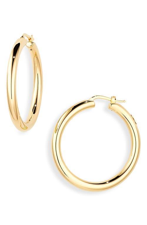 Roberto Coin Classico Oro Classic Hoop Earrings Product Image