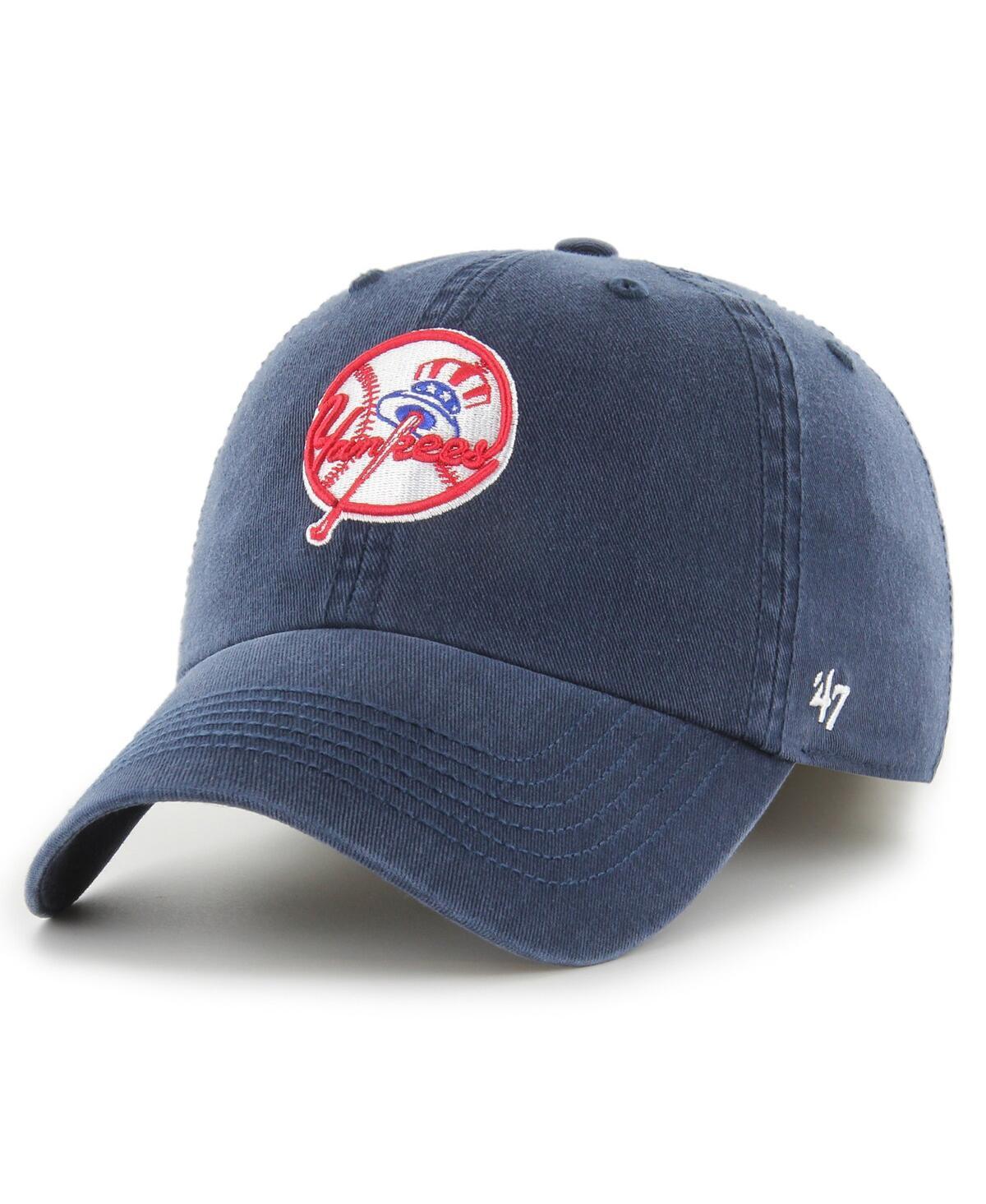 Mens 47 New York Yankees Franchise Logo Fitted Hat Blue Product Image