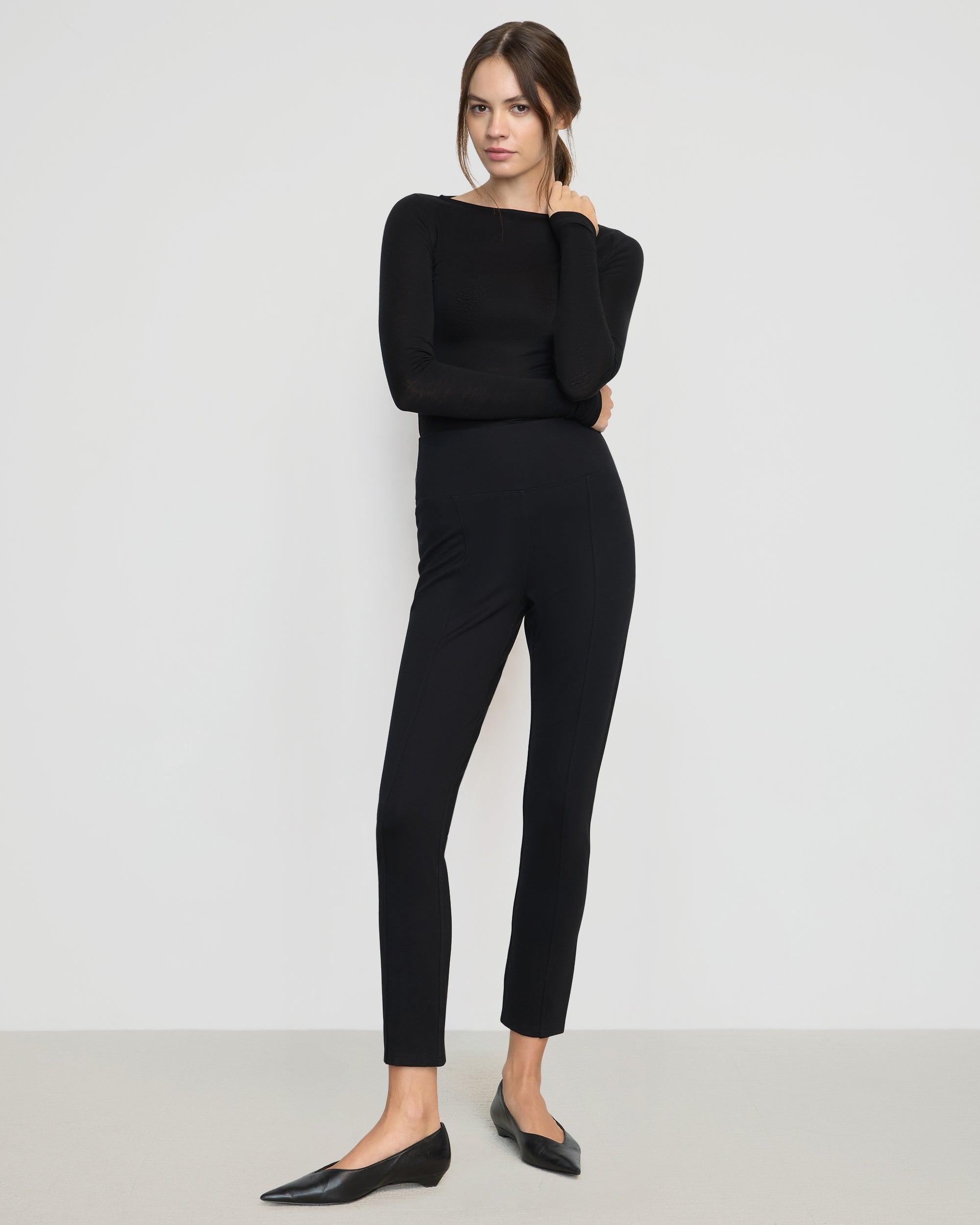 Bea Slim-Leg Ponte Stretch Pant Product Image