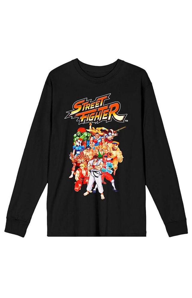 Men's Street Fighter Character Long Sleeve T-Shirt Product Image