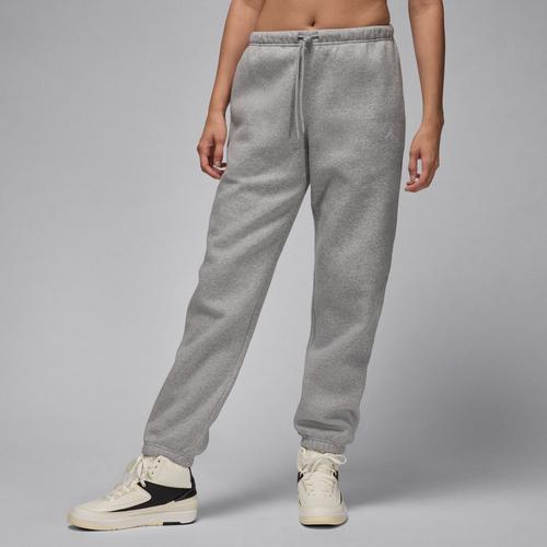 Jordan Womens Jordan Brooklyn Fleece Pants - Womens Dark Grey Heather Product Image