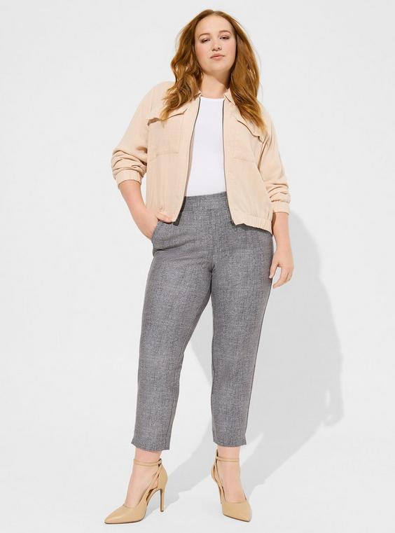 High-Rise TAPERED Pull-On Relaxed Taper Luxe Ponte Pant product image