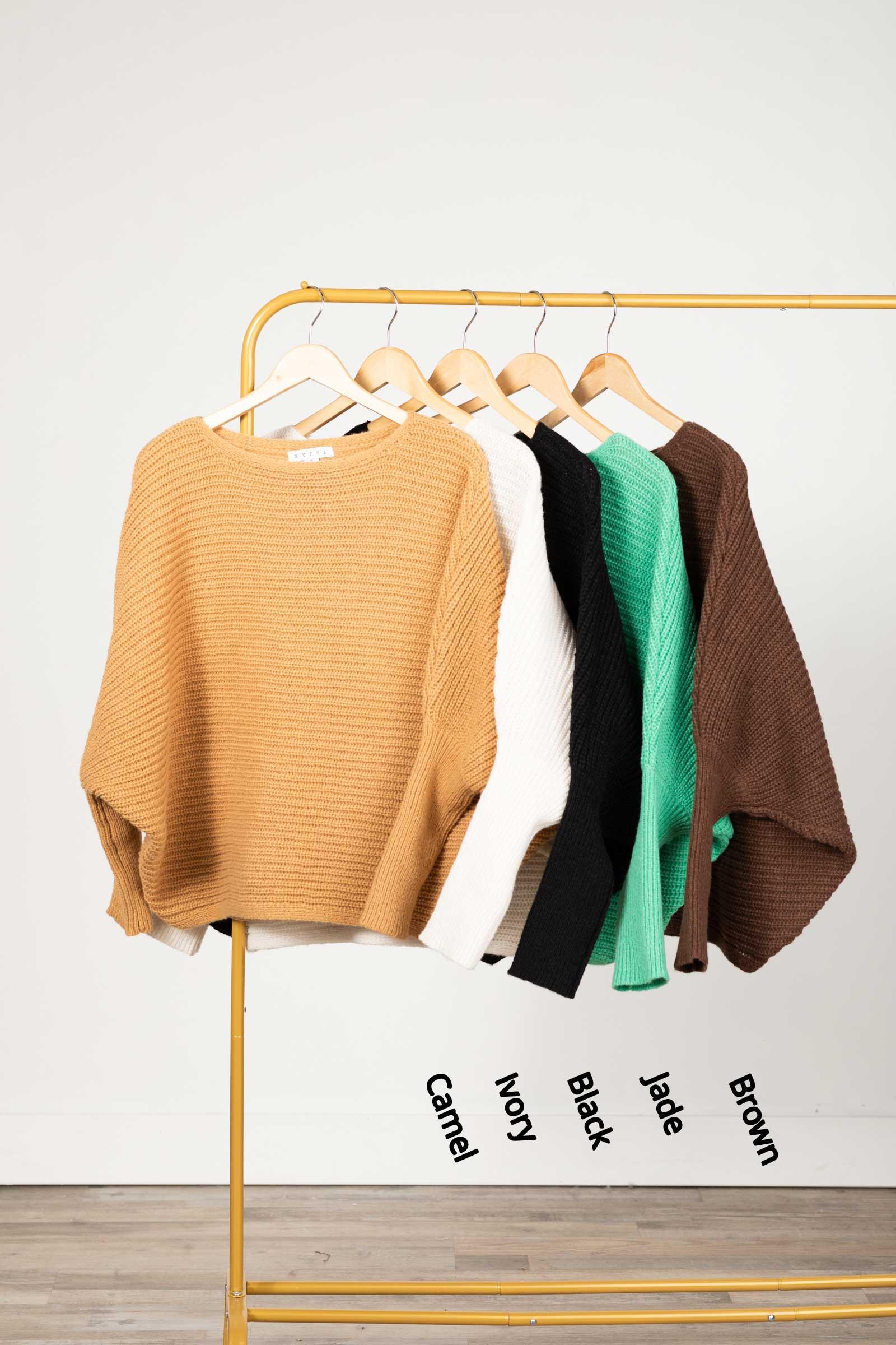 Dolman Sleeve Oversized Sweater Product Image