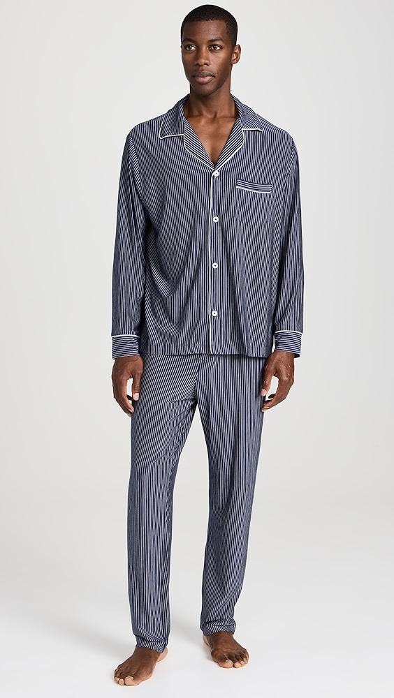 Eberjey William Modal Striped Long PJs | Shopbop Product Image