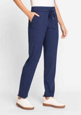 Olsen Womens Lisa Fit Straight Leg Jersey Knit Drawstring Waist Pant Product Image