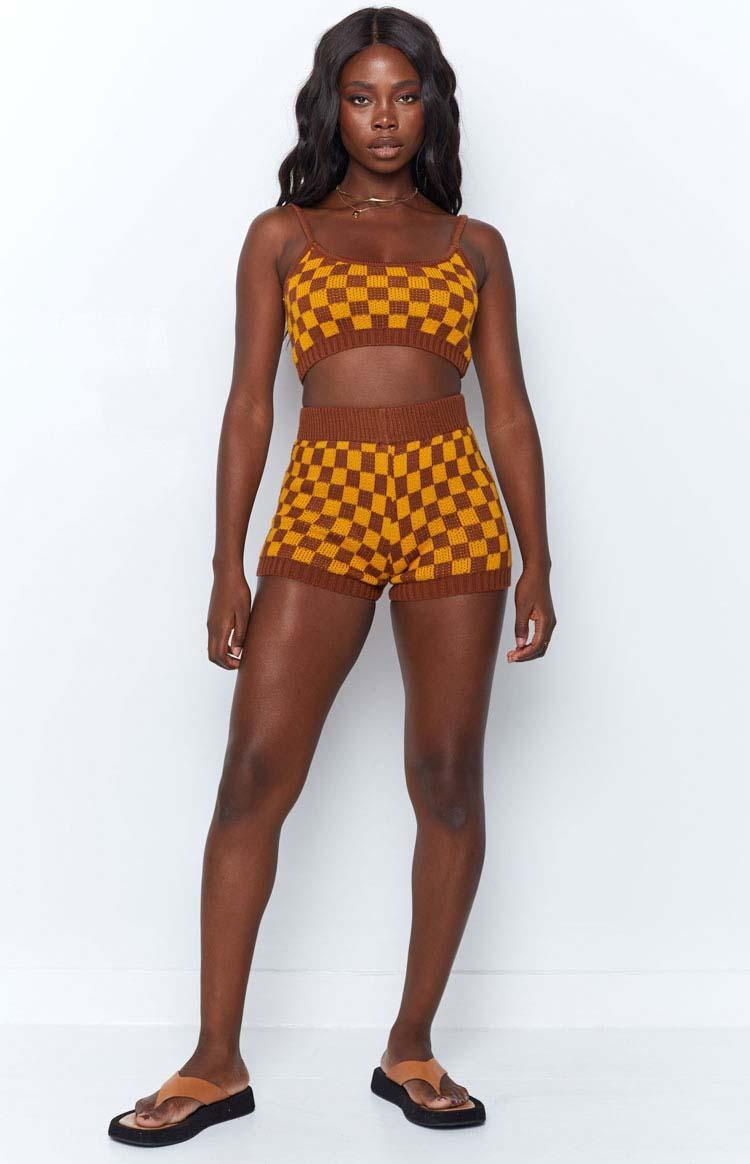 Checkers Cropped Cami Multi Product Image