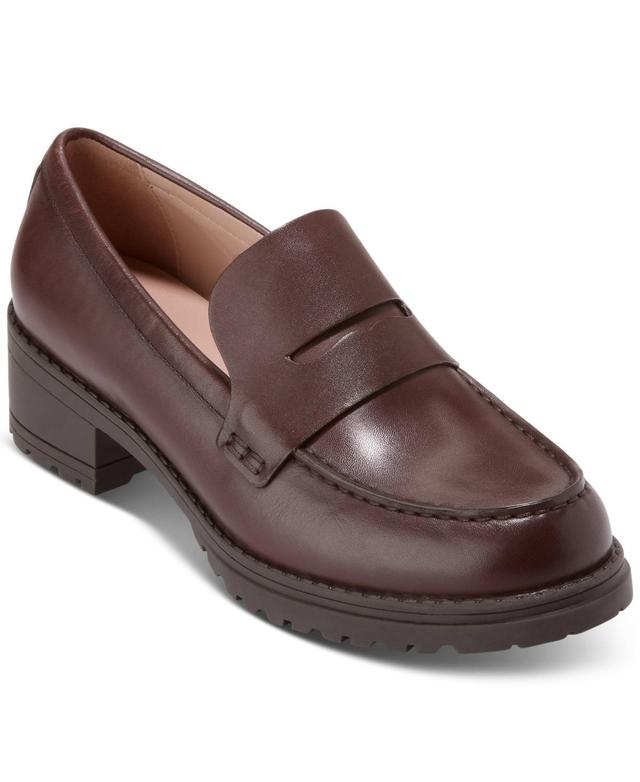 Cole Haan Camea Lug Loafer (Irish Coffee Leather) Women's Flat Shoes Product Image