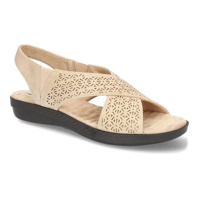 Easy Street Claudia Womens Slingback Sandals Med Beige Product Image